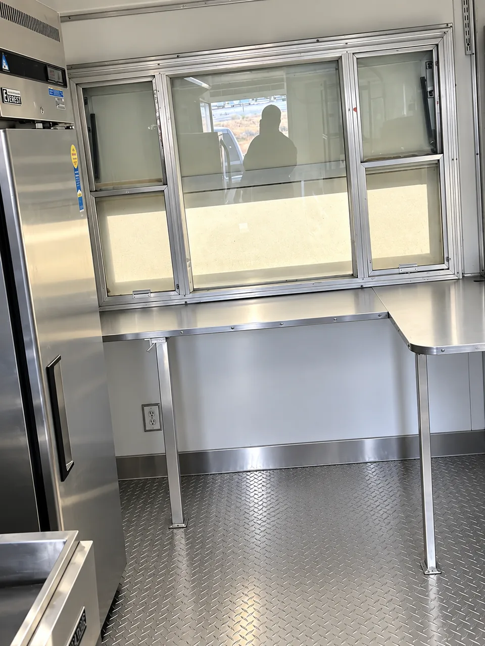 Representative compact bulk mobile kitchen interior